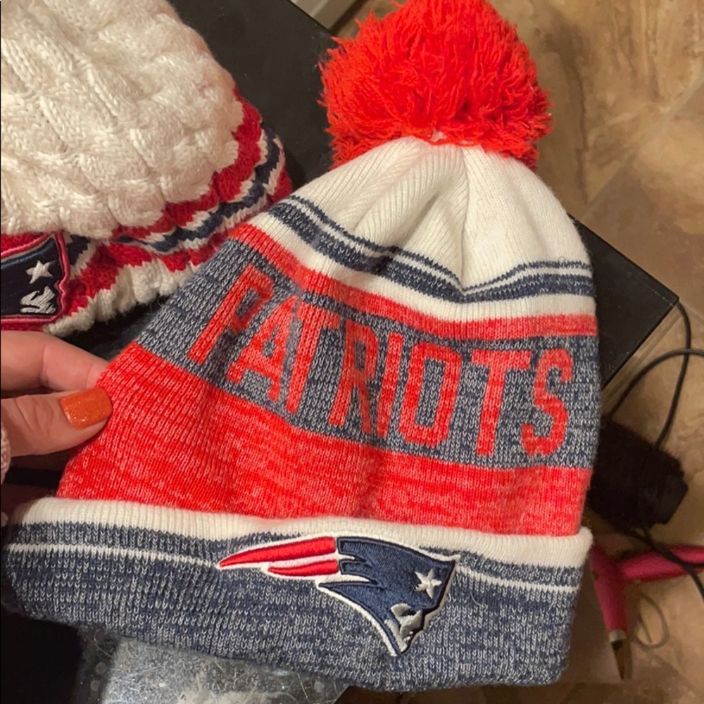 Patriots winter hats